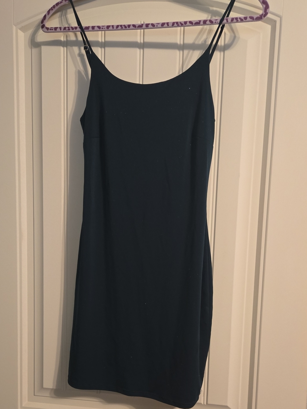 Fashion Nova Black Spaghetti Strap Slip Mini Dress